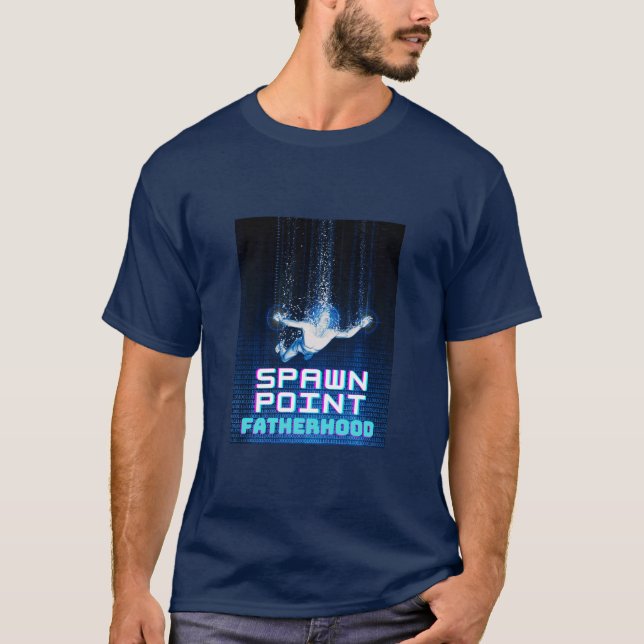T-shirt Fête des pères de la paternité du point de frai Ga (Devant)