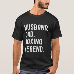 T-shirt Fête des pères de légende de boxe papa mari