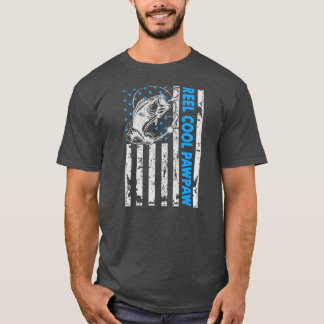 T-shirt Fête des pères de pêche Reel Cool Pawpaw 