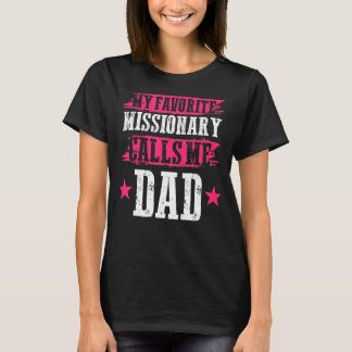 T-shirt Fête des pères Dieu Travailleur Mon Cal Missionnai