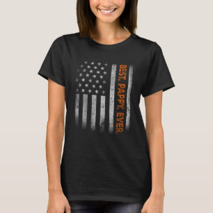 T-shirt Fête des pères Drapeau Américain Pappy Pour Pappy