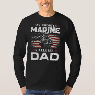 T-shirt Fête des pères Drapeau Ma Marine Préférée M'Appell