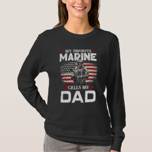 T-shirt Fête des pères Drapeau Ma Marine Préférée M'Appell