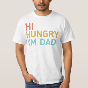 T-shirt Fête des pères drôle Bonjour faim Je suis papa (co