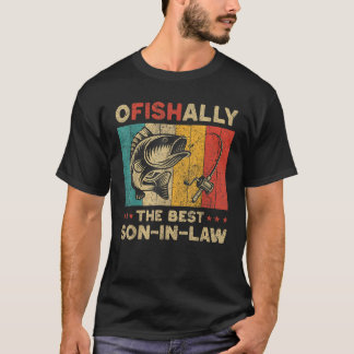 T-shirt Fête des pères Drôle Pêcher en mer Le meilleur fil