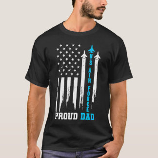 T-shirt Fête des pères du drapeau Rocket America