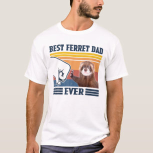 T-shirt Fête des pères du meilleur père furet 2021