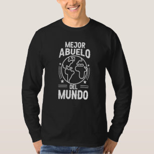 T-shirt Fête des pères Espagnol grand-père Mejor Abuelo De