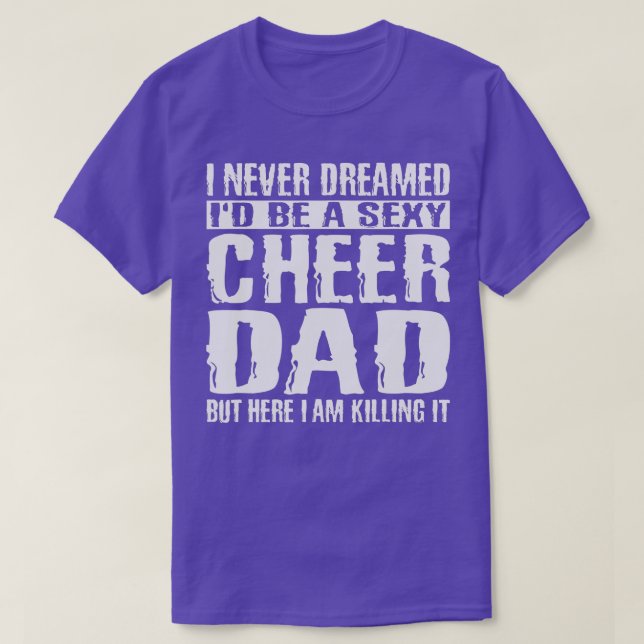 T-shirt Fête des pères est Cheer Papa & Killing It Cheval (Design devant)
