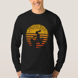 T-shirt Fête des pères Fier fille papa Funny Citation