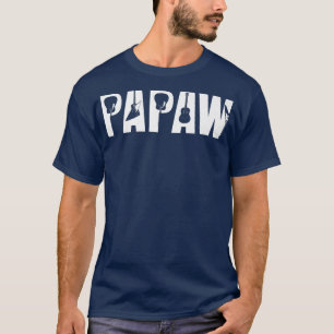 T-shirt Fête des pères Guitare Lover Best Papaw Ever Guita