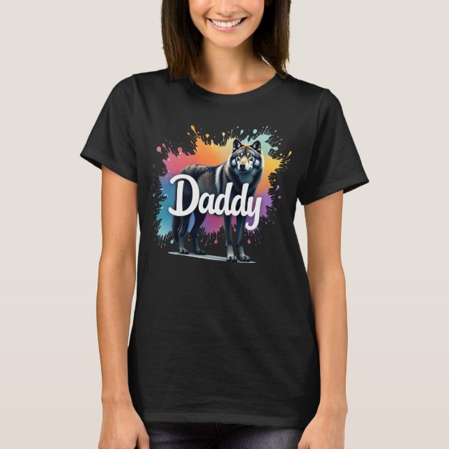 T-shirt fête des pères heureuse (Devant)