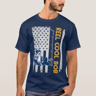 T-shirt Fête des pères Hommes Chemise Reel Cool BOB Fish A