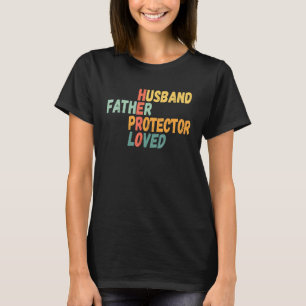 T-shirt Fête des pères Hommes Père Mari Protecteur Aimé Il