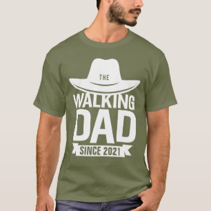 T-shirt fête des pères - Le Père qui marche depuis...