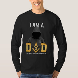 T-shirt Fête des pères Masonic Papa Freemason serment No E