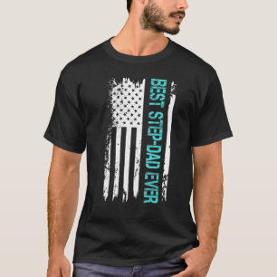 T-shirt Fête des pères Meilleur Étape-Papa Jamais Avec Nou