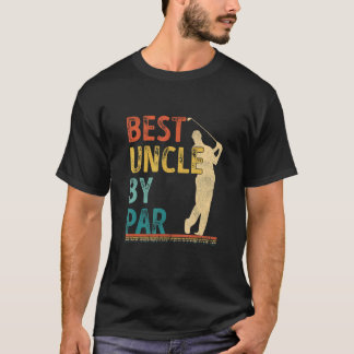 T-shirt Fête des Pères Meilleur Oncle Par Golfeur Papa Go
