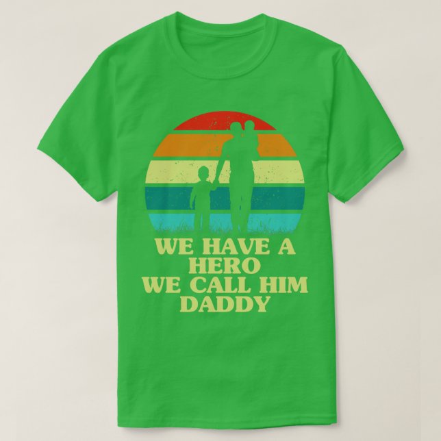 T-shirt Fête des pères Meilleur papa Jamais Rétro Sunset F (Design devant)