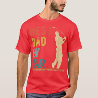 T-shirt Fête des pères Meilleur Papa Par Par Golfer Daddy