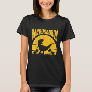 T-shirt Fête des pères Mens Papa Daddysaurus Dinosaur Dadd
