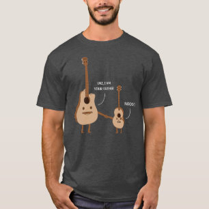 T-shirt Fête des pères Mens Uke Ton Papa Ukulele Guitare