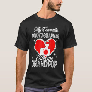 T-shirt Fête des pères Mon Photographe Préféré M'Appelle G