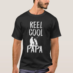 T-shirt Fête des Pères Moulinet de pêche Papa cool Dad