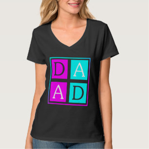 T-shirt Fête des pères Nouveau Papa Him Papa Grand-père Da