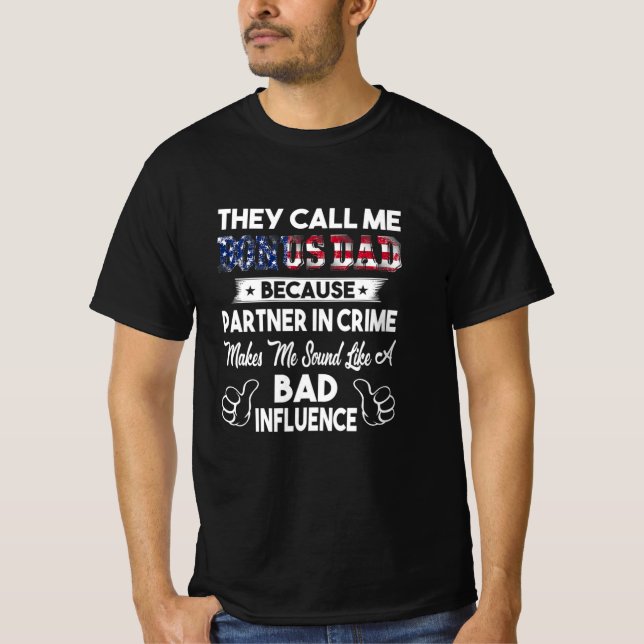 T-shirt Fête des pères | On M'Appelle Bonus Papa (Devant)