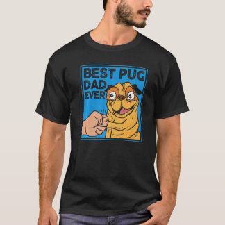 T-shirt Fête des Pères Papa Chien Propriétaire d'Animal Ré