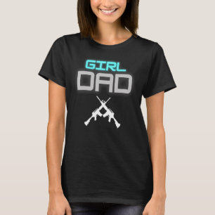 T-shirt Fête des pères papa de joueur de protection pour h