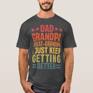 T-shirt Fête des pères Papa Grand-Père