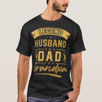 T-shirt Fête des pères Papa la Légende Mari légende Papa G