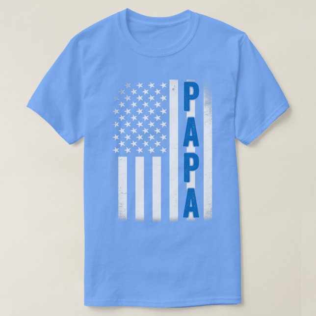 T-shirt FÊTE DES PÈRES phare PAPA American 2020 (Design devant)