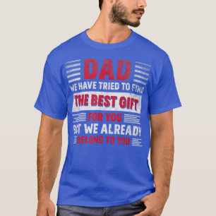 T-shirt Fête des pères Pour Papa De Fille Fils Femme Pour