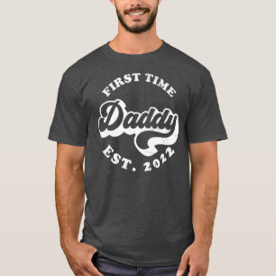 T-shirt Fête des pères pour papa première fois papa papa E