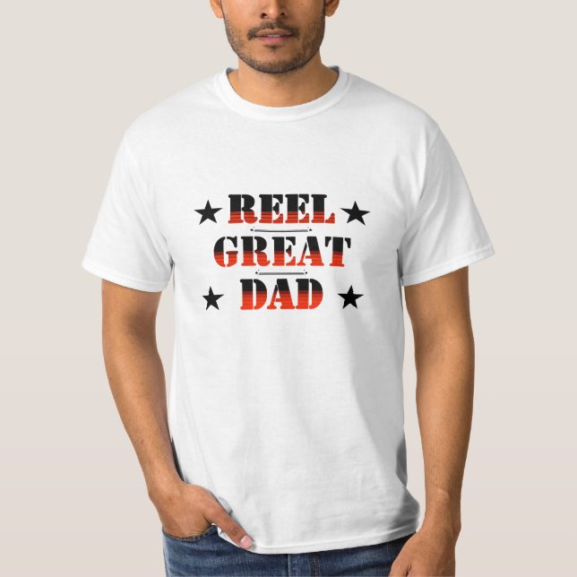 T-shirt Fête des pères Reel Great Dad (Devant)