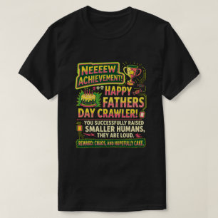 T-shirt Fête des Pères : Succès débloqué pour papa joueur