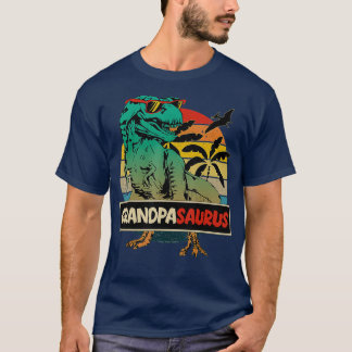 T-shirt Fête des pères TRex de grand-pasaure de famille co