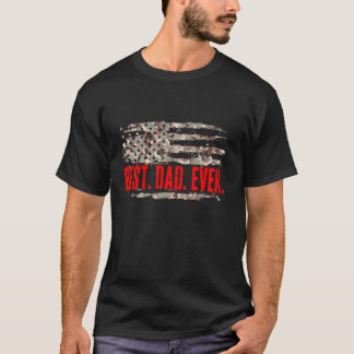 T-shirt Fête des pères Vétérinaire Papa Camo Chasse Pêche