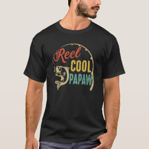 T-shirt Fête des Pères Vieux Trépied de Pêche Cool Papaw