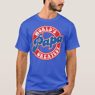 T-shirt Fête des pères Worlds Greatest Papa