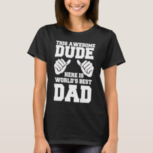 T-shirt Fête des pères Worlds meilleur Cool Papa 1
