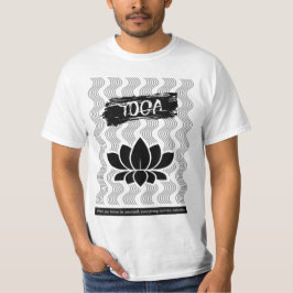 T-shirt Fête des pères Yoga Lotus