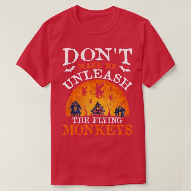 T-shirt Fête des singes volants (Design devant)