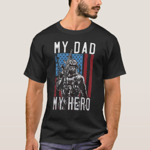 T-shirt Fête des vétérans de la Fierté de mon papa Hero