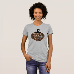 T-shirt Fête d'Halloween au vin de tout avec épice de citr