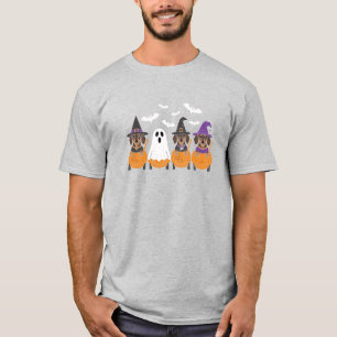 T-shirt Fête d'Halloween de Dachshunds mignons