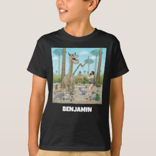 T-shirt Fête dinosaures et âge de pierre
